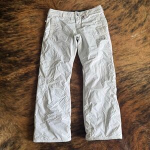Volcom Snowboarding Skiing Carbon Pant With Pockets Womens  Size L White